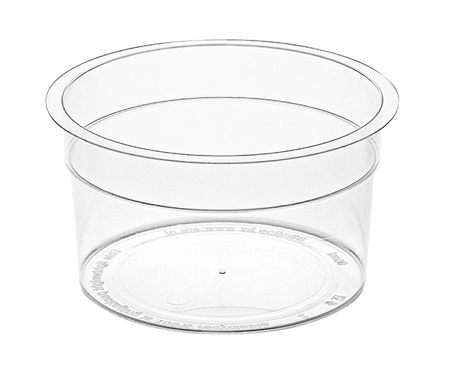Sealbare Slimline beker / pot / bak met diameter 69 mm. en inhoud 90 ml.